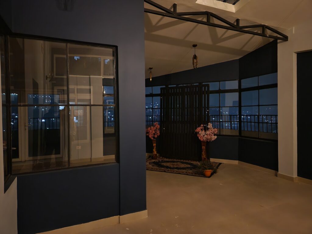 hall with window view 2